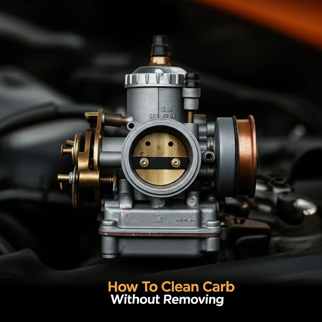 How To Clean Carb Without Removing