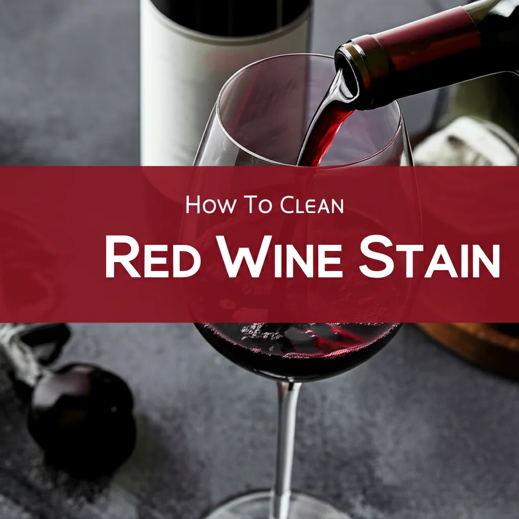How To Clean Red Wine Stain
