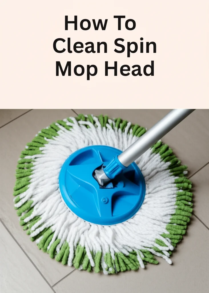 How To Clean Spin Mop Head