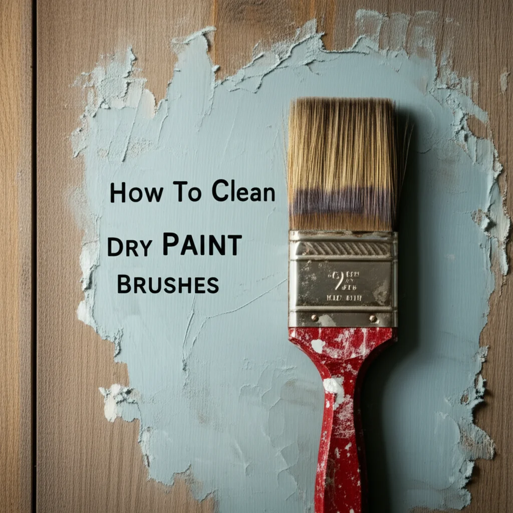 How To Clean Dry Paint Brushes