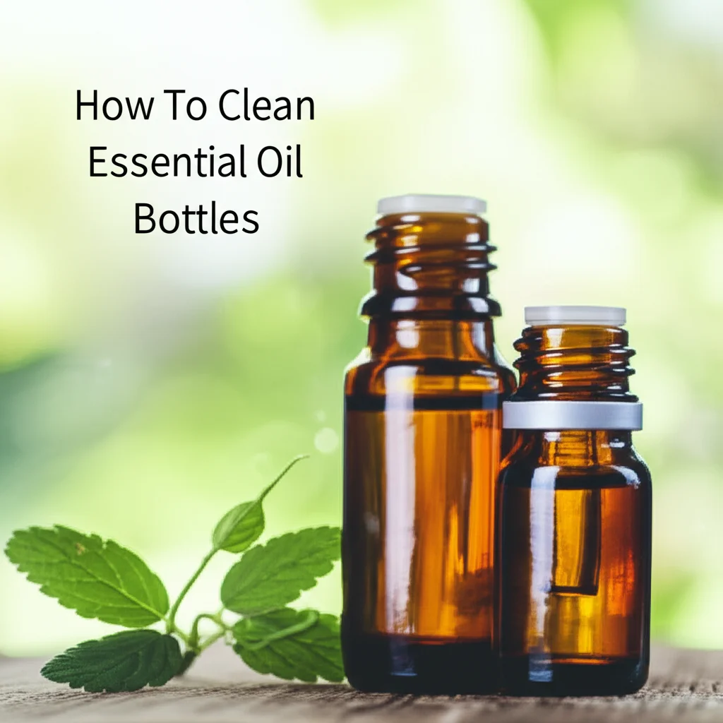 How To Clean Essential Oil Bottles