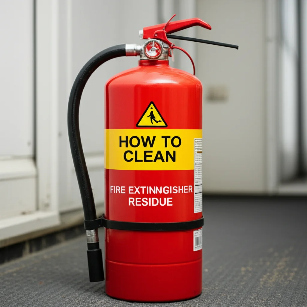 How To Clean Fire Extinguisher Residue