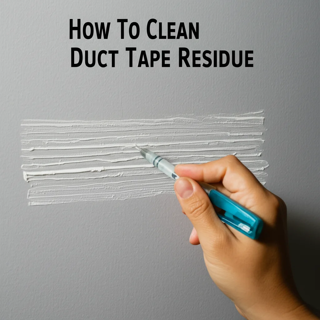 How To Clean Duct Tape Residue