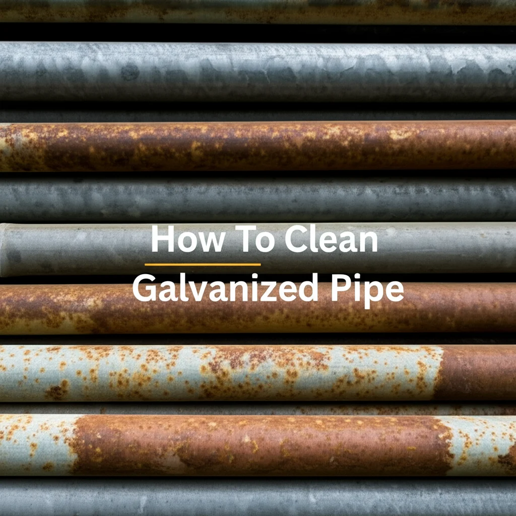 How To Clean Galvanized Pipe