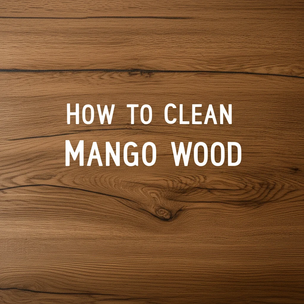 How To Clean Mango Wood