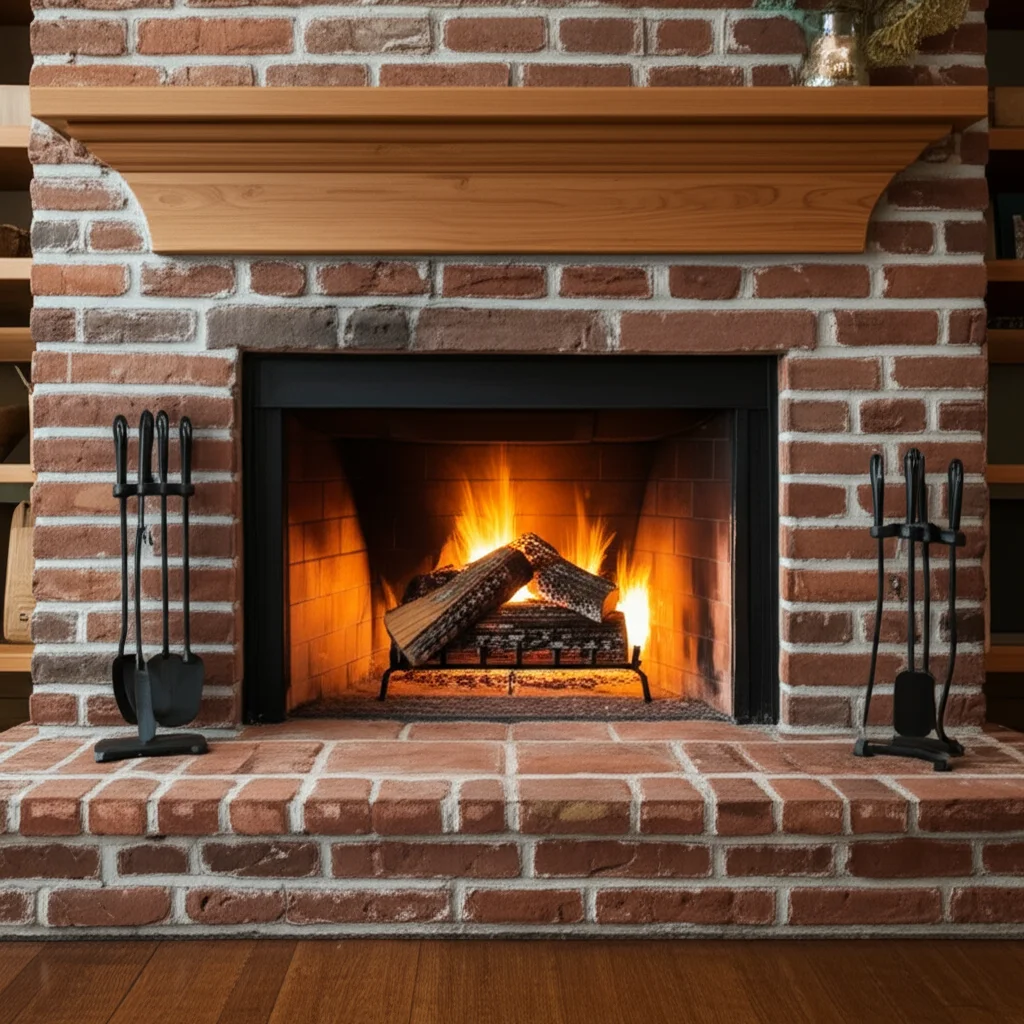 How To Clean Brick Hearth