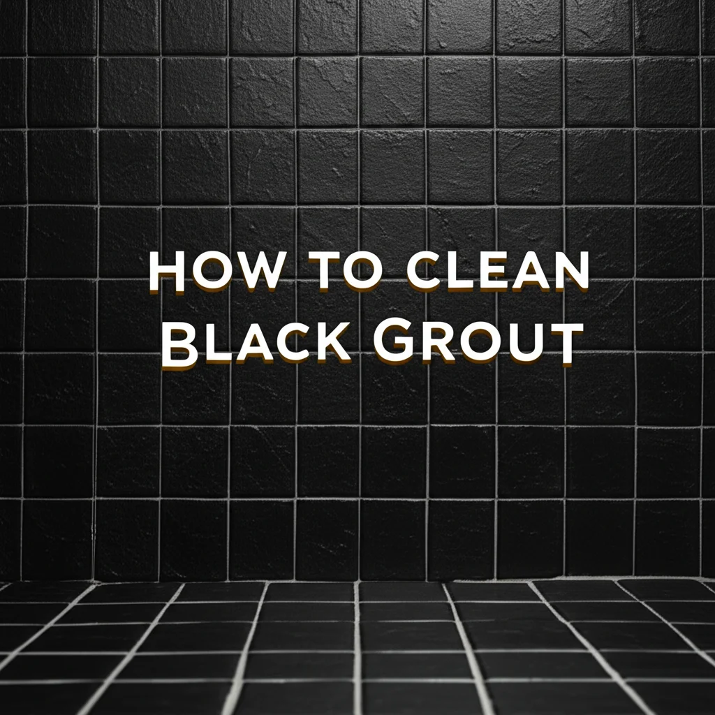 How To Clean Black Grout