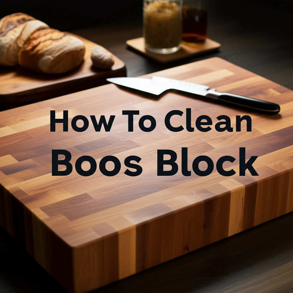 How To Clean Boos Block