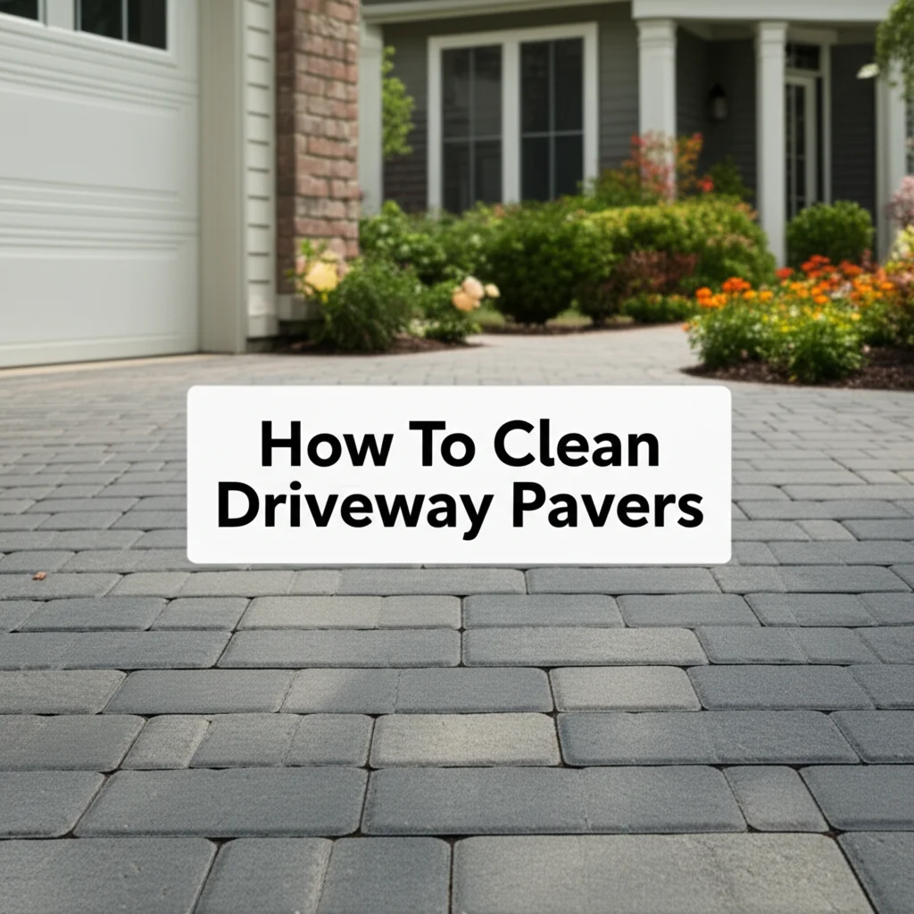 How To Clean Driveway Pavers