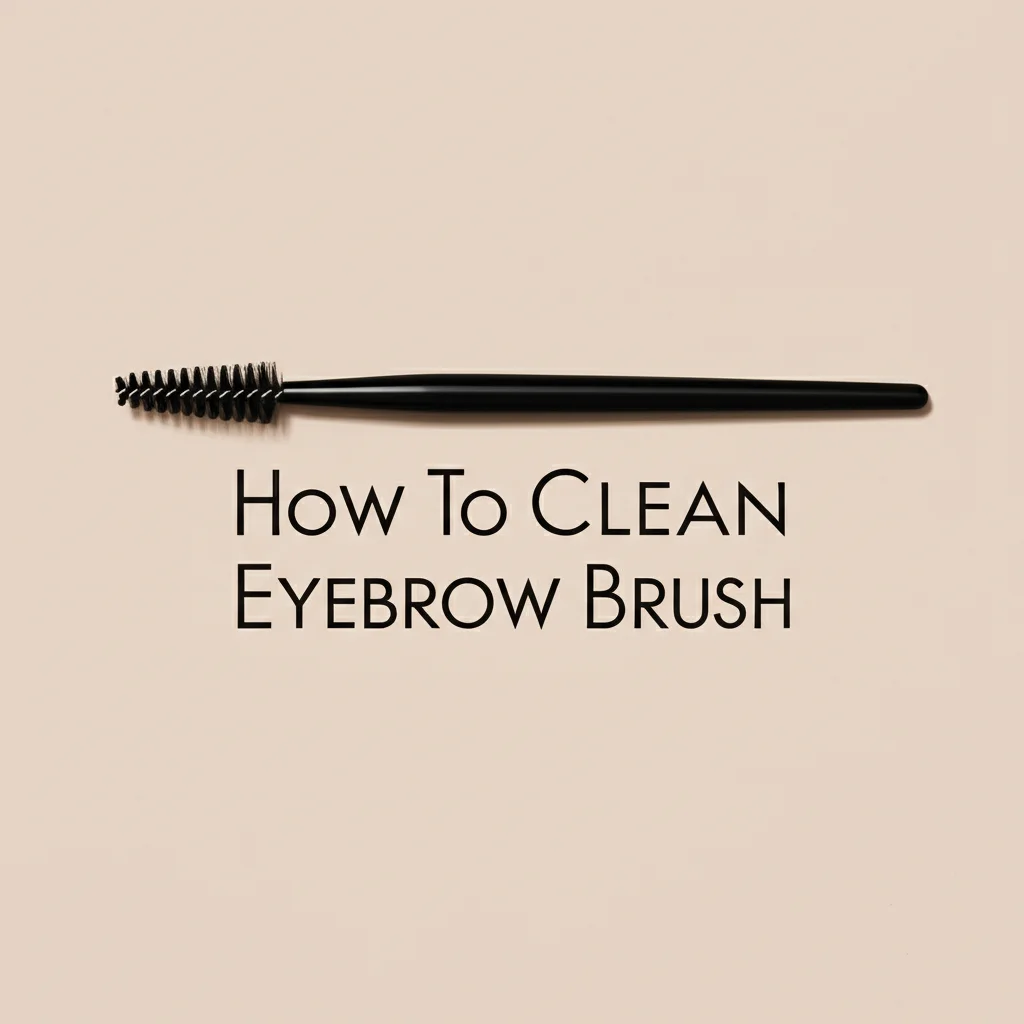 How To Clean Eyebrow Brush