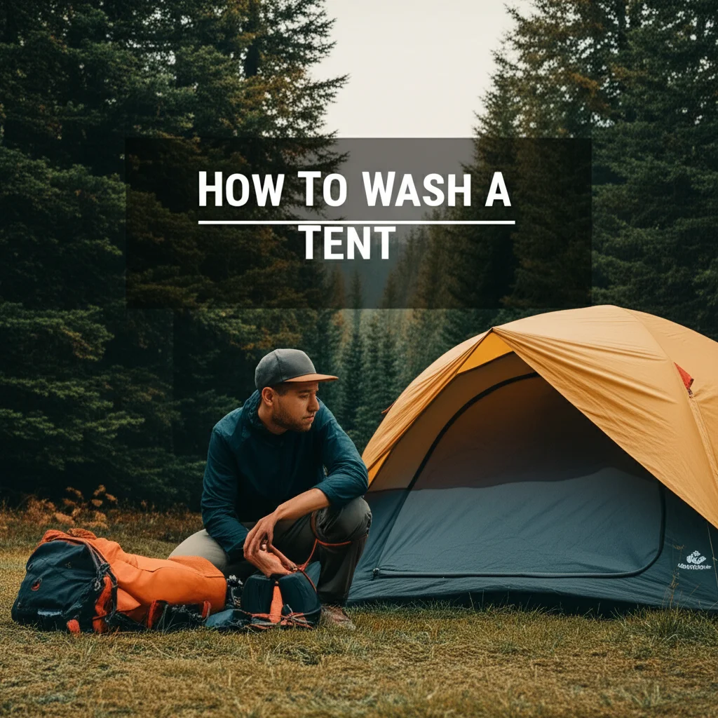 How To Wash A Tent