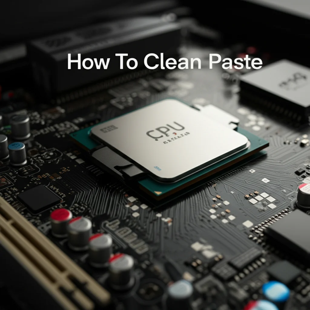 How To Clean Cpu Paste