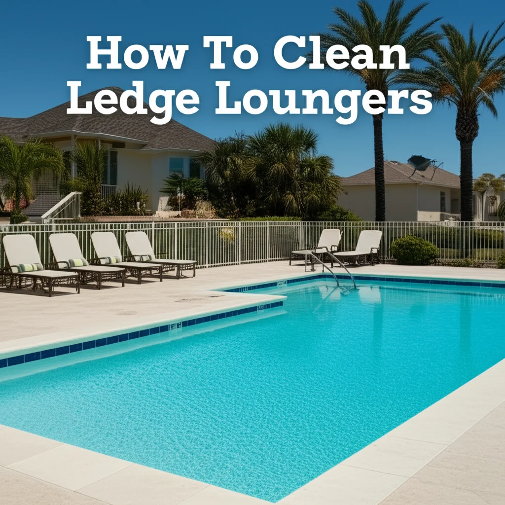 How To Clean Ledge Loungers