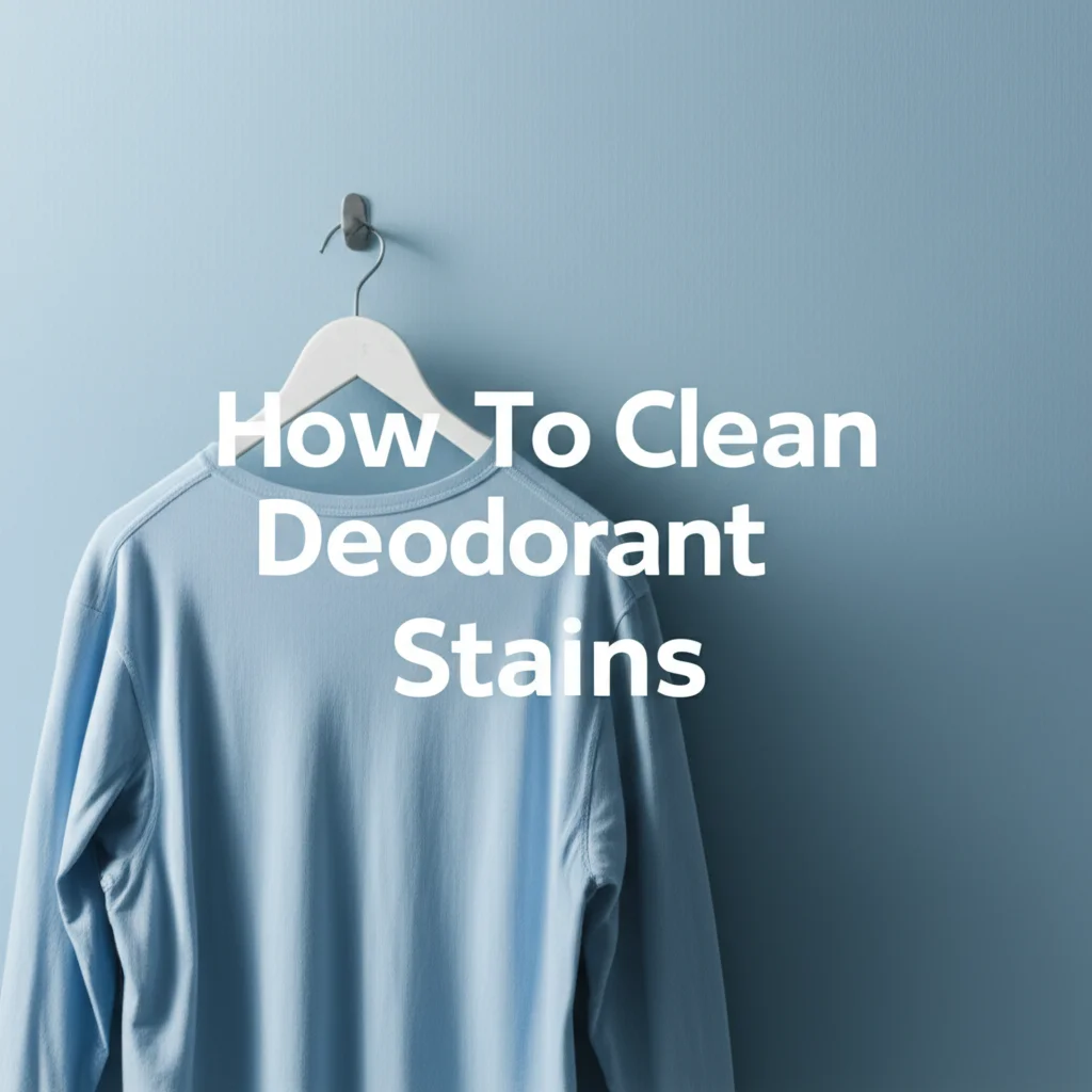 How To Clean Deodorant Stains