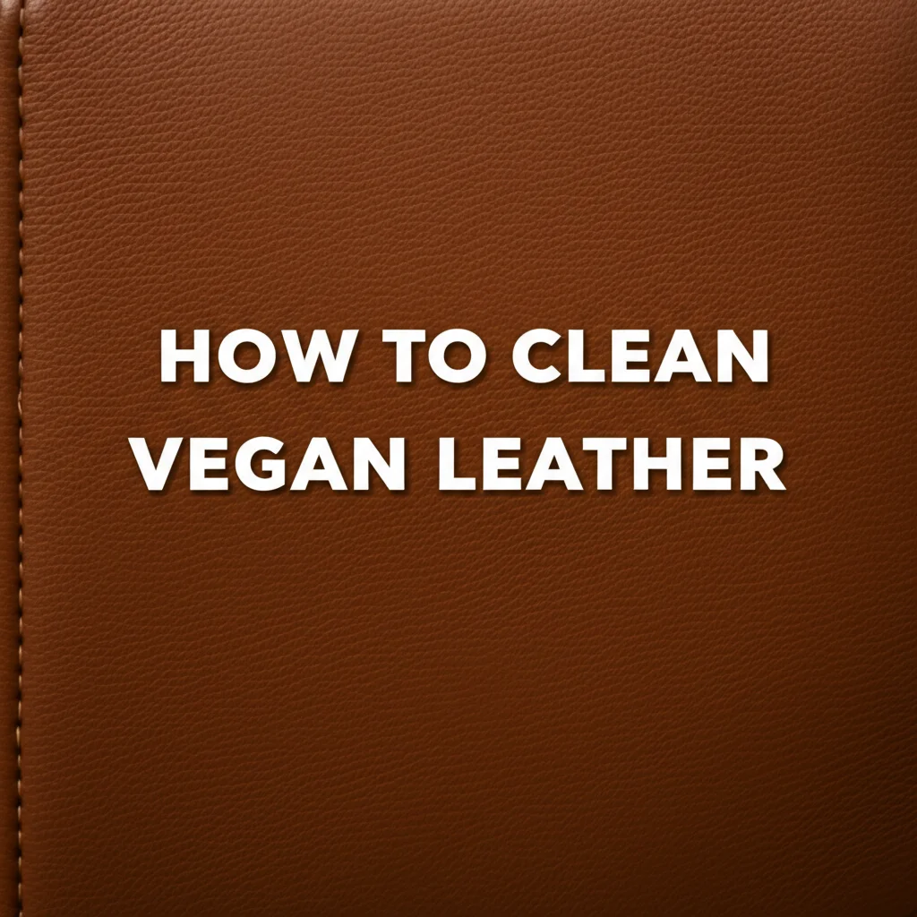 How To Clean Vegan Leather