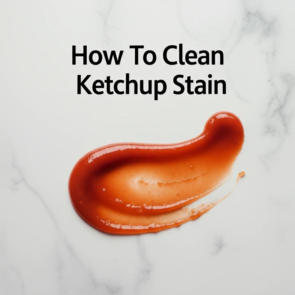 How To Clean Ketchup Stain