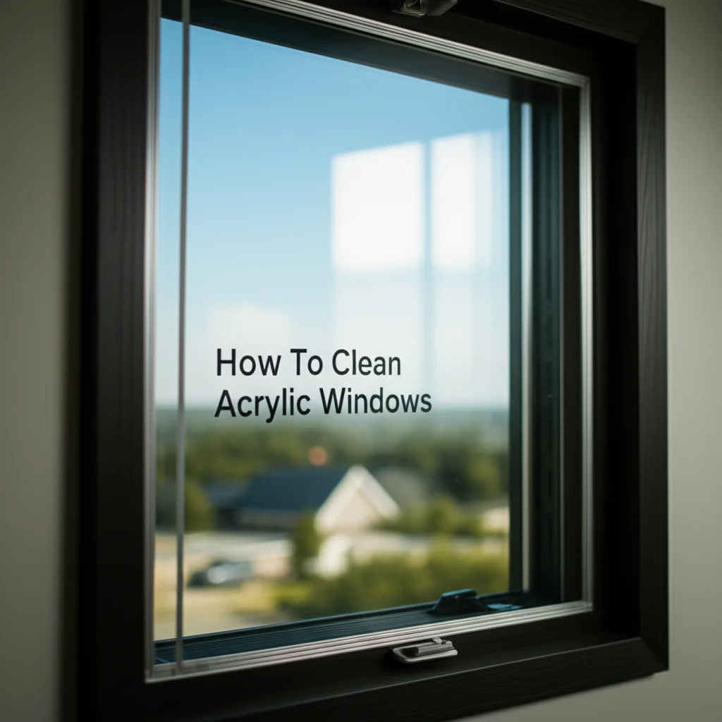 How To Clean Acrylic Windows
