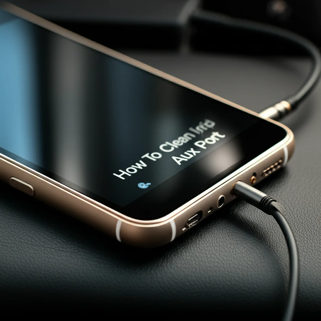 How To Clean Aux Port