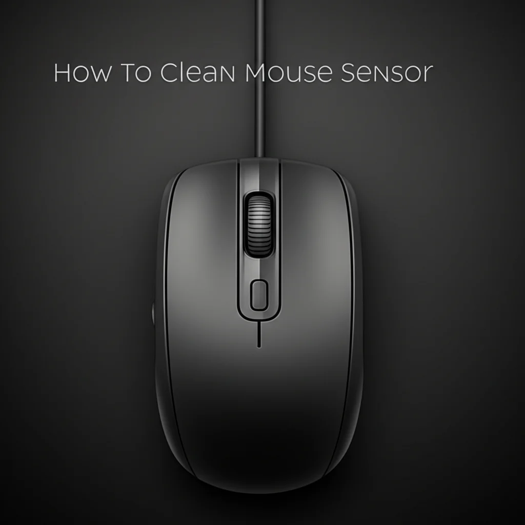 How To Clean Mouse Sensor