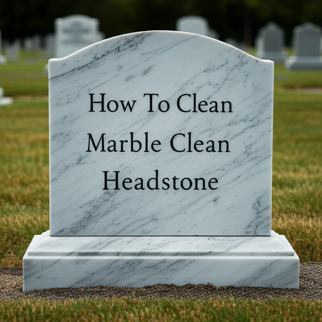 How To Clean Marble Headstone