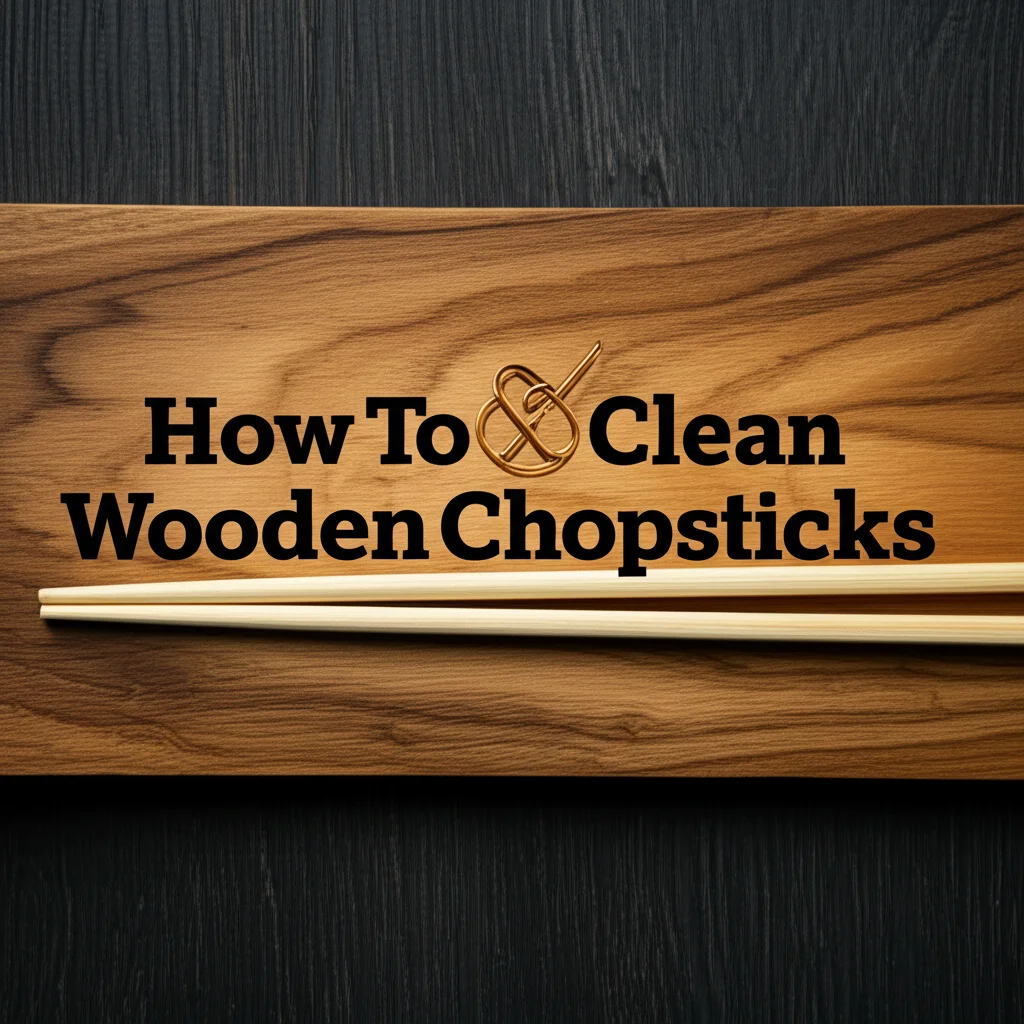 How To Clean Wooden Chopsticks