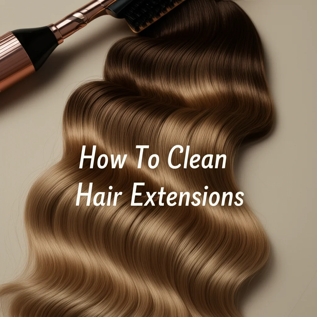 How To Clean Hair Extensions