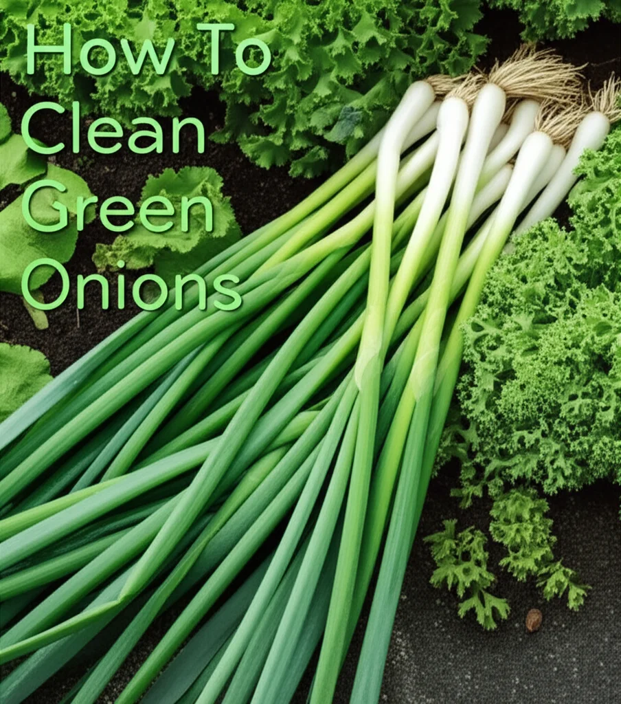 How To Clean Green Onions