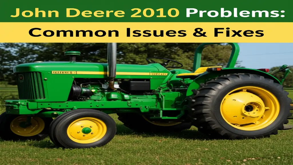 John Deere 2010 Problems