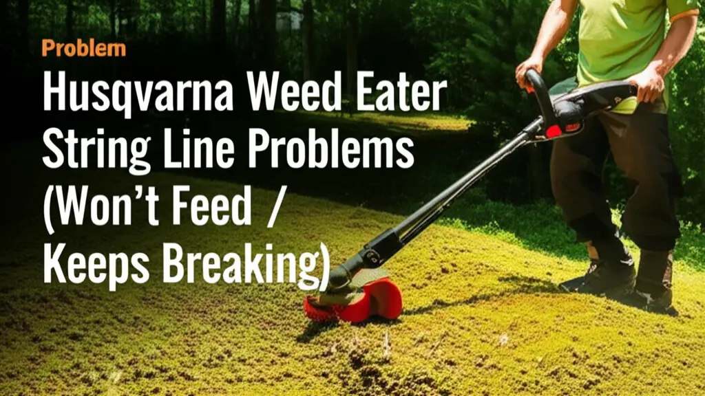 Problem: Husqvarna Weed Eater ...