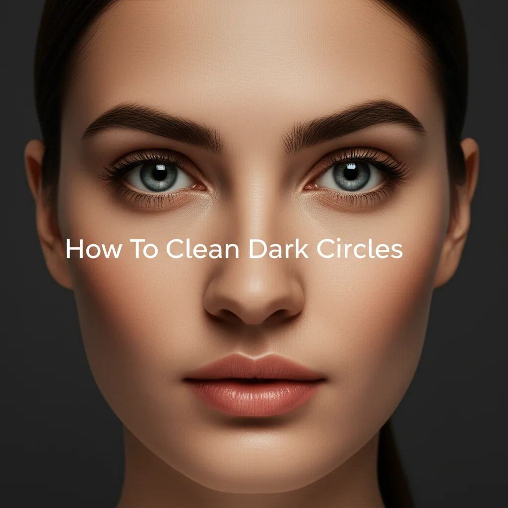 How To Clean Dark Circles