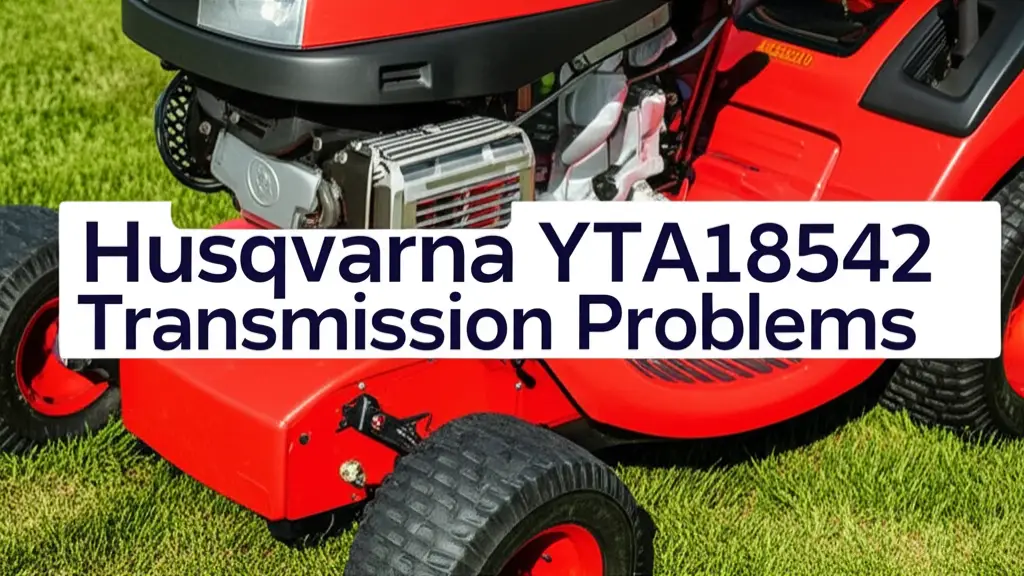 Is your Husqvarna YTA18542 struggling with movement? This guide provides troubleshooting tips & fixes for common transmission issues, getting you back to mowing!
