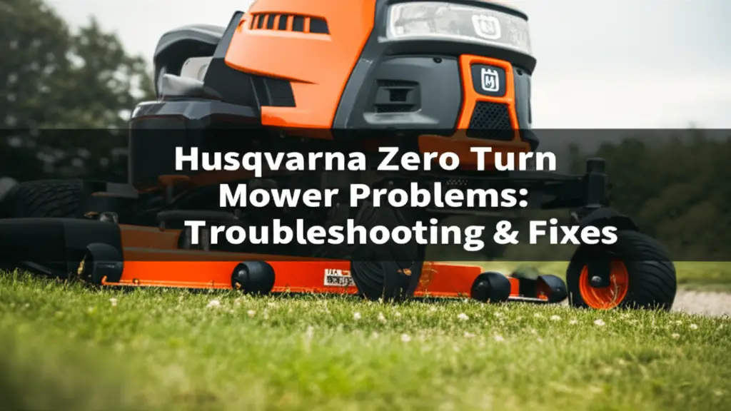 Husqvarna Zero Turn Mower Problems