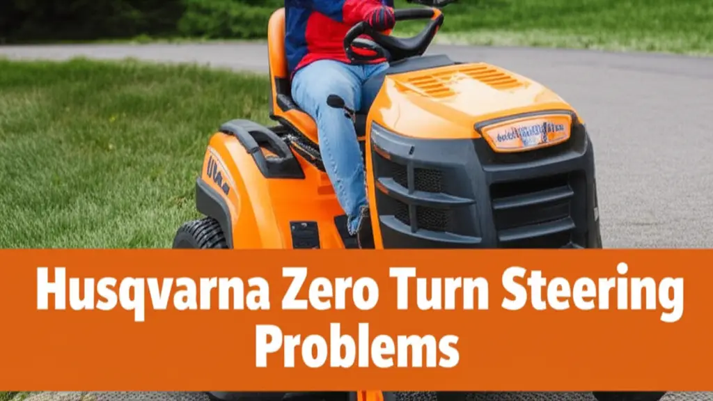 Husqvarna Zero Turn Steering Problems Troubleshooting Guide