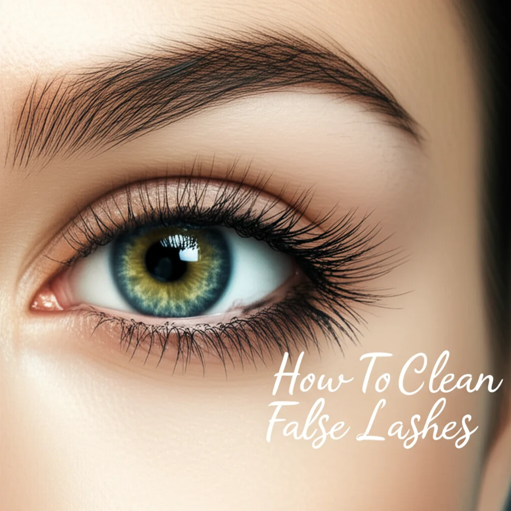 How To Clean False Lashes