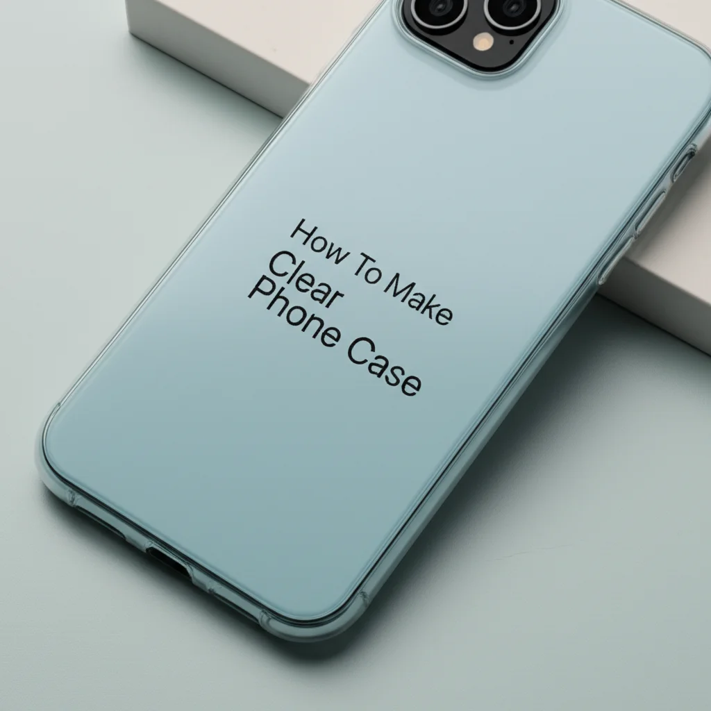 How To Make Clear Phone Case Clean