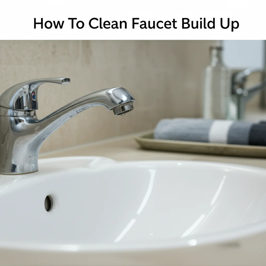 How To Clean Faucet Build Up