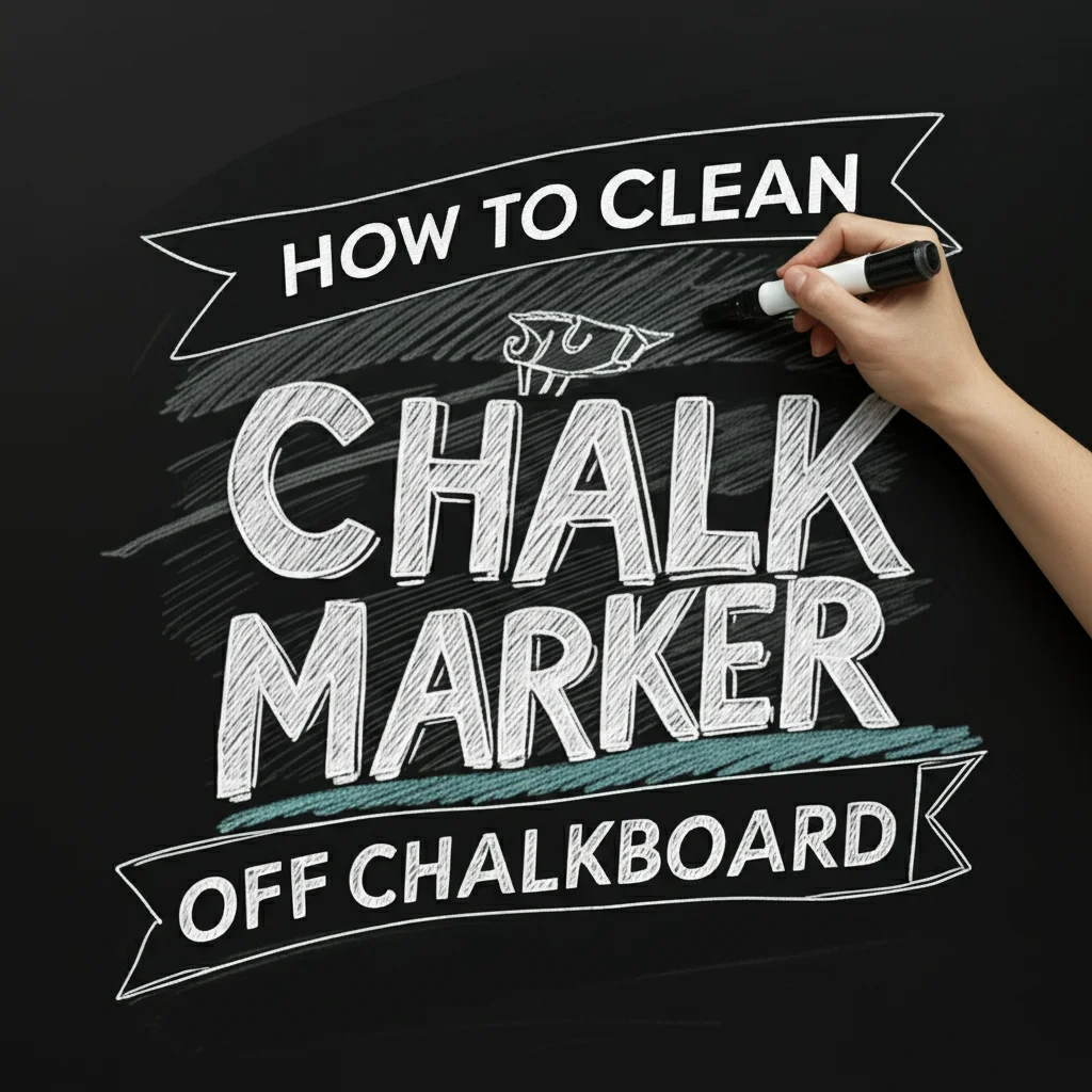 How To Clean Chalk Marker Off Chalkboard