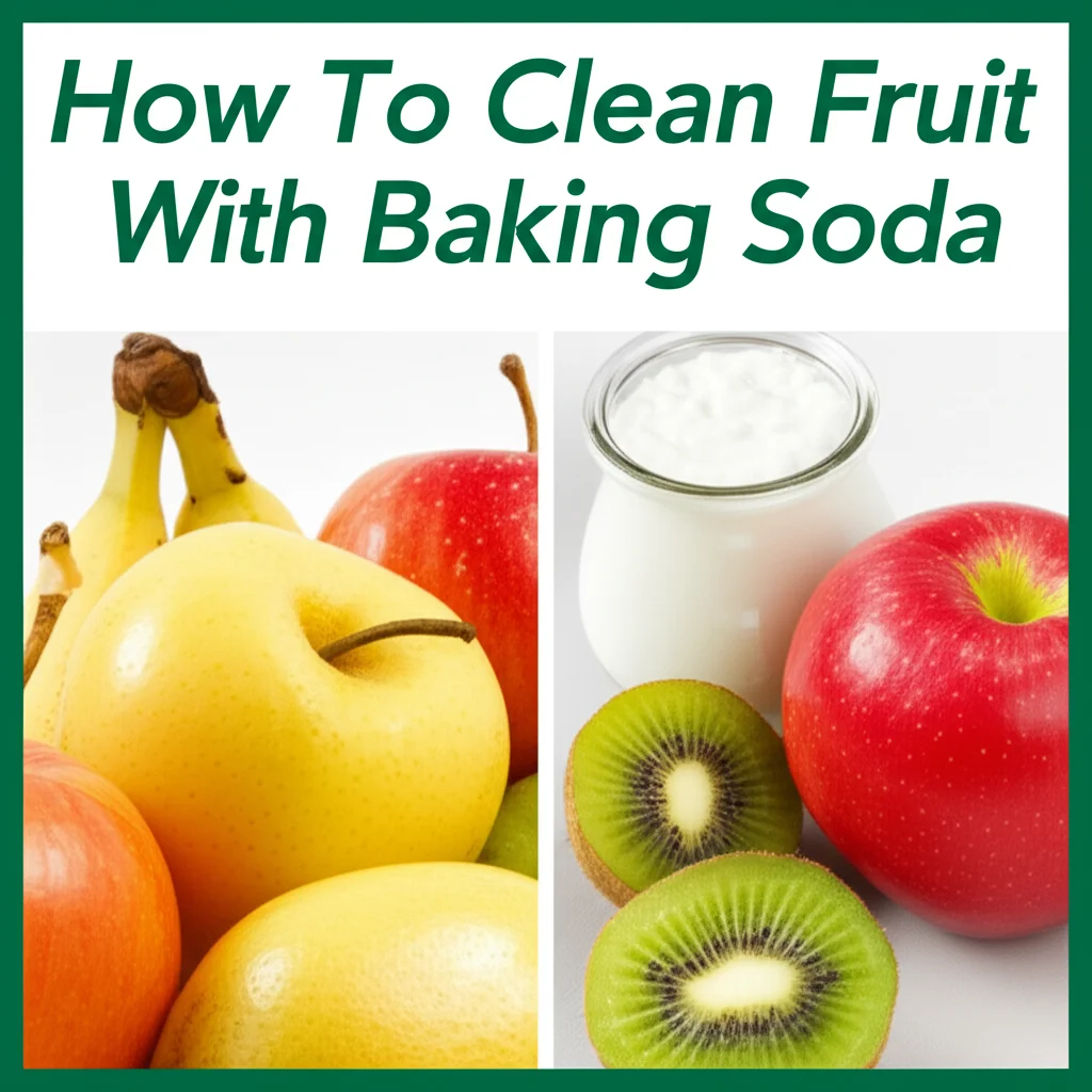 How To Clean Fruit With Baking Soda