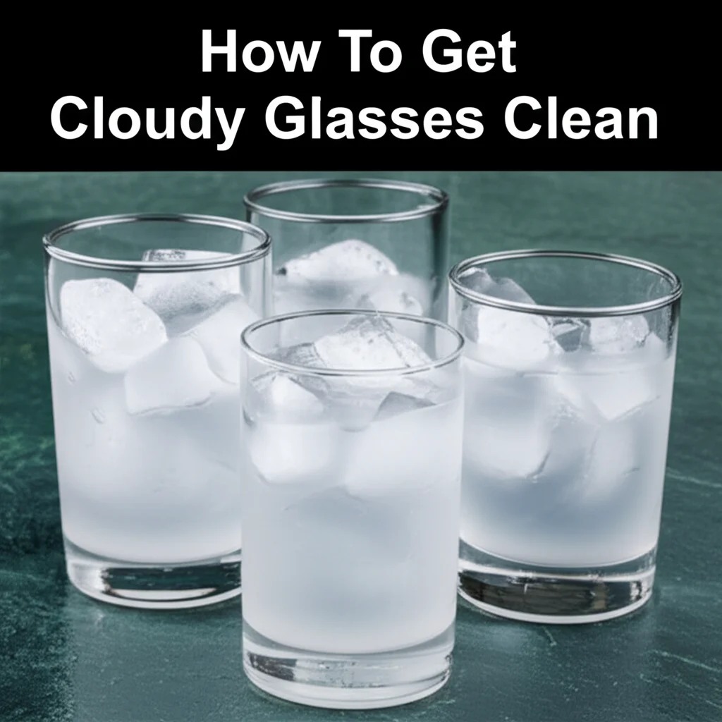 How To Get Cloudy Glasses Clean