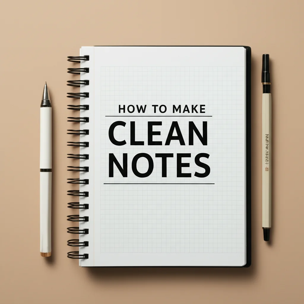 How To Make Clean Notes