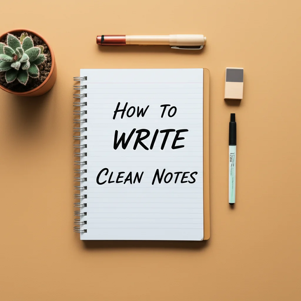 How To Write Clean Notes