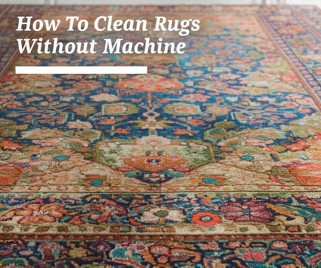 How To Clean Rugs Without Machine