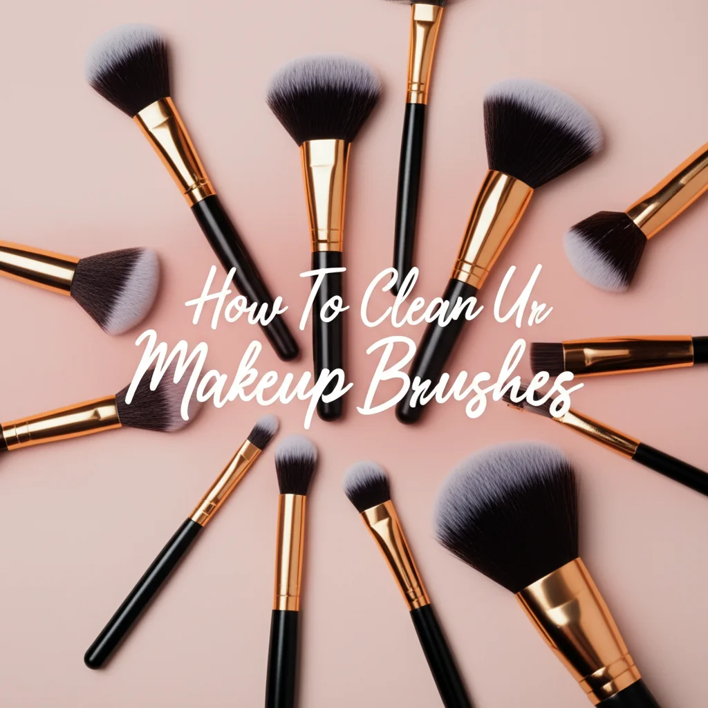 How To Clean Ur Makeup Brushes