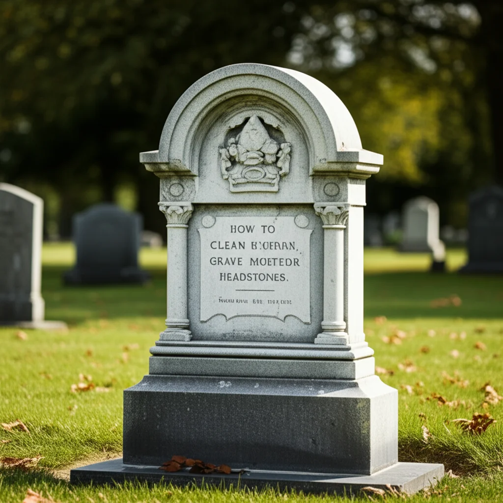 How To Clean Grave Headstones