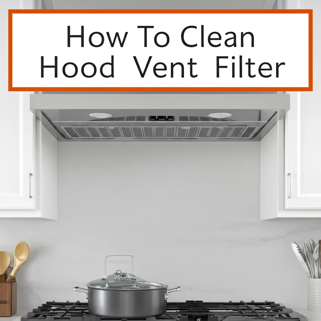 How To Clean Hood Vent Filter
