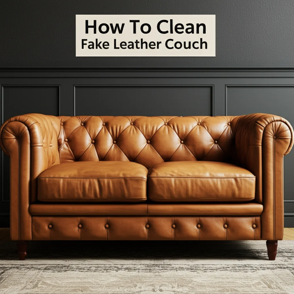 How To Clean Fake Leather Couch
