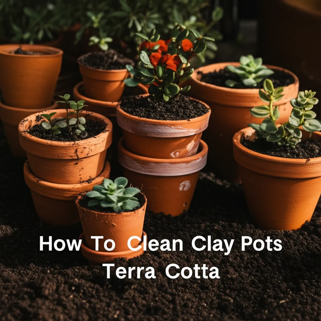 How To Clean Clay Pots Terra Cotta