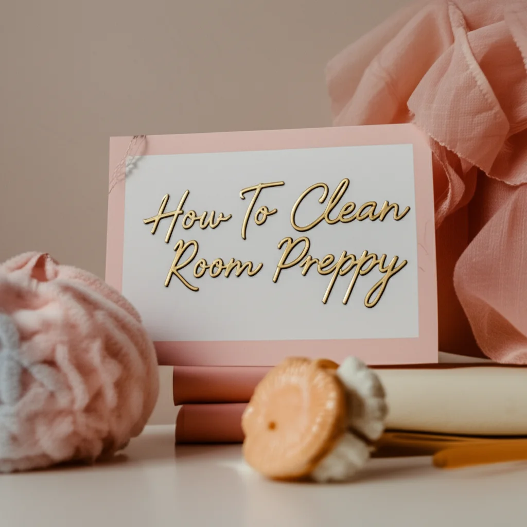How To Clean Your Room Preppy