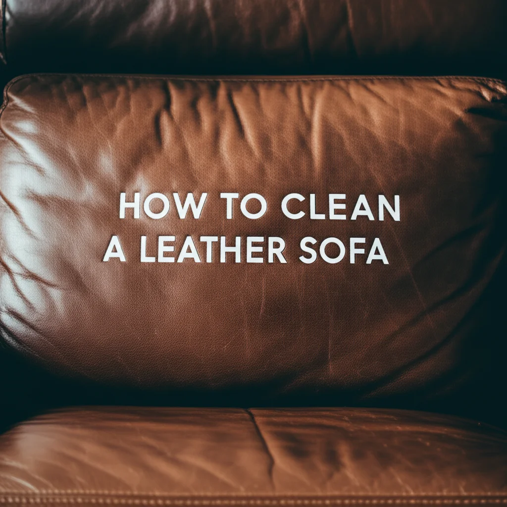 How To Clean A Leather Sofa