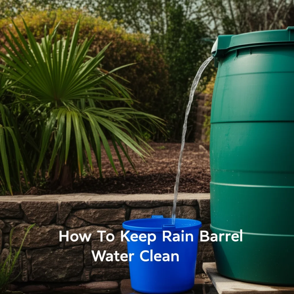How To Keep Rain Barrel Water Clean